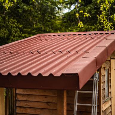 Onduline Easyfix Vermelho - Abrigo de Jardim